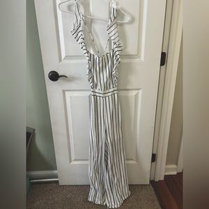 Pinklily stripped jumpsuit
